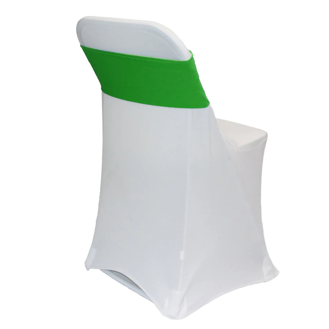 (10 Pack) Spandex Chair Bands in Emerald Green