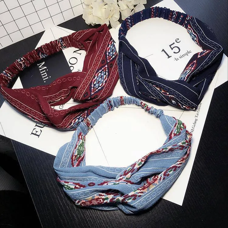 31 styles, Bohemian Style Elastic Stretch Headbands