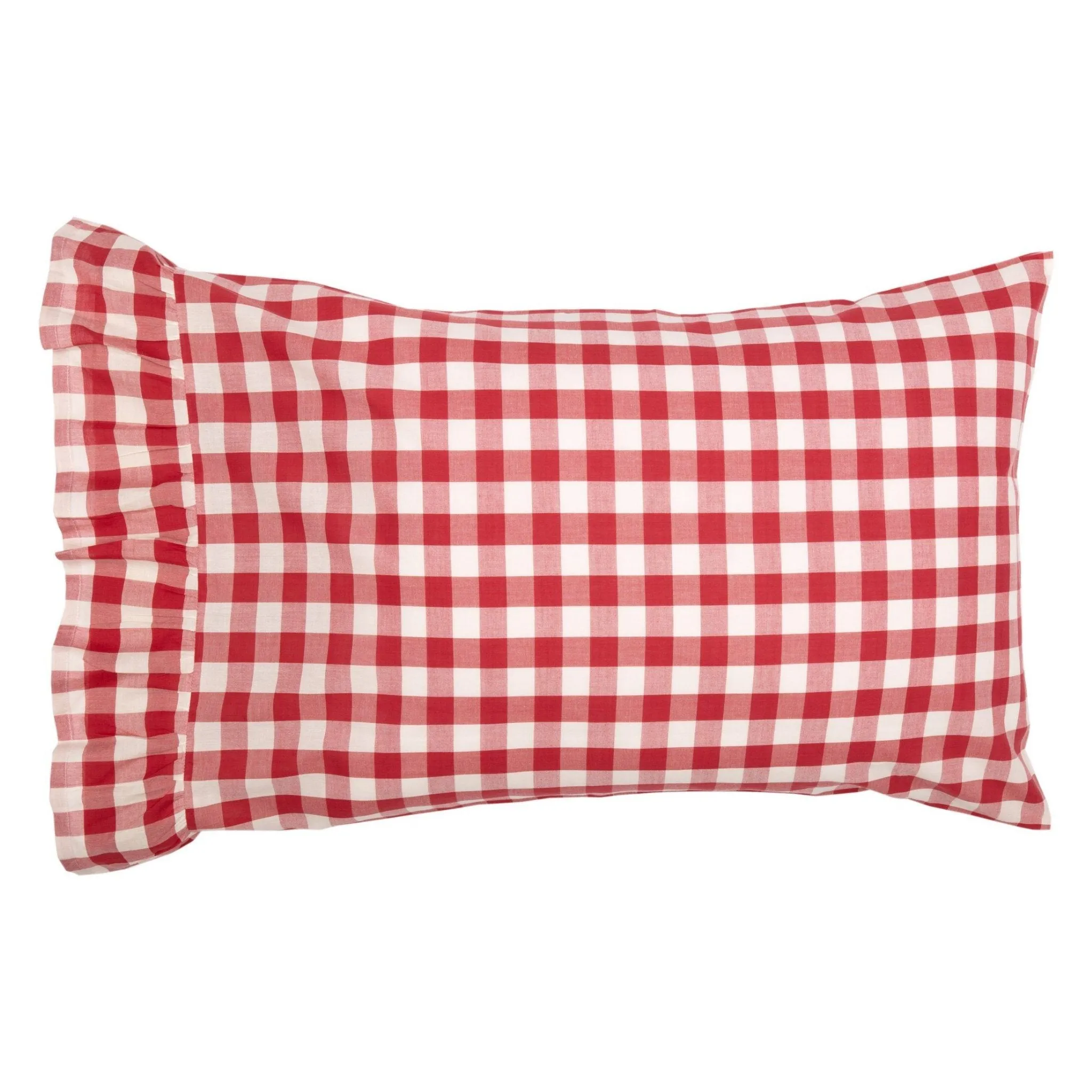 Annie Red Buffalo Check Standard Pillow Case - Set of 2