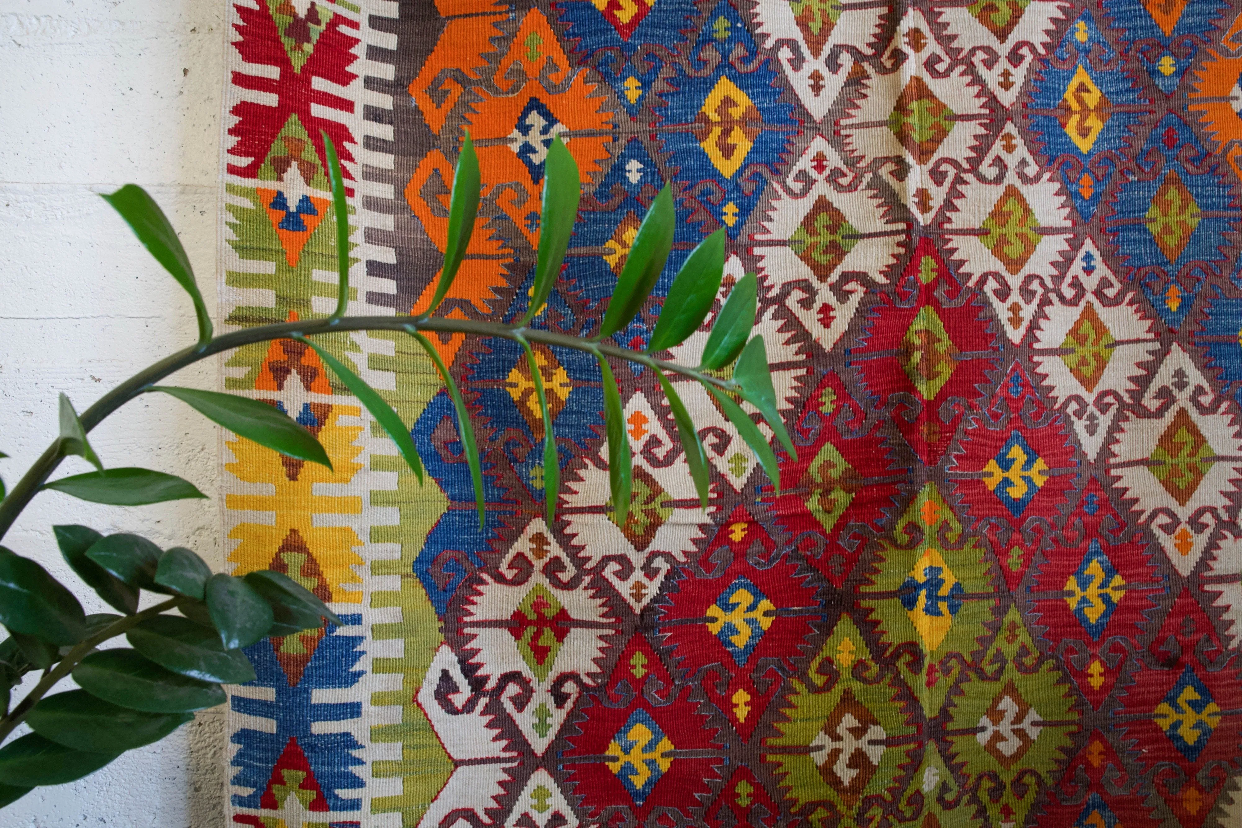 Antique Nigde Camardi Kilim Rug