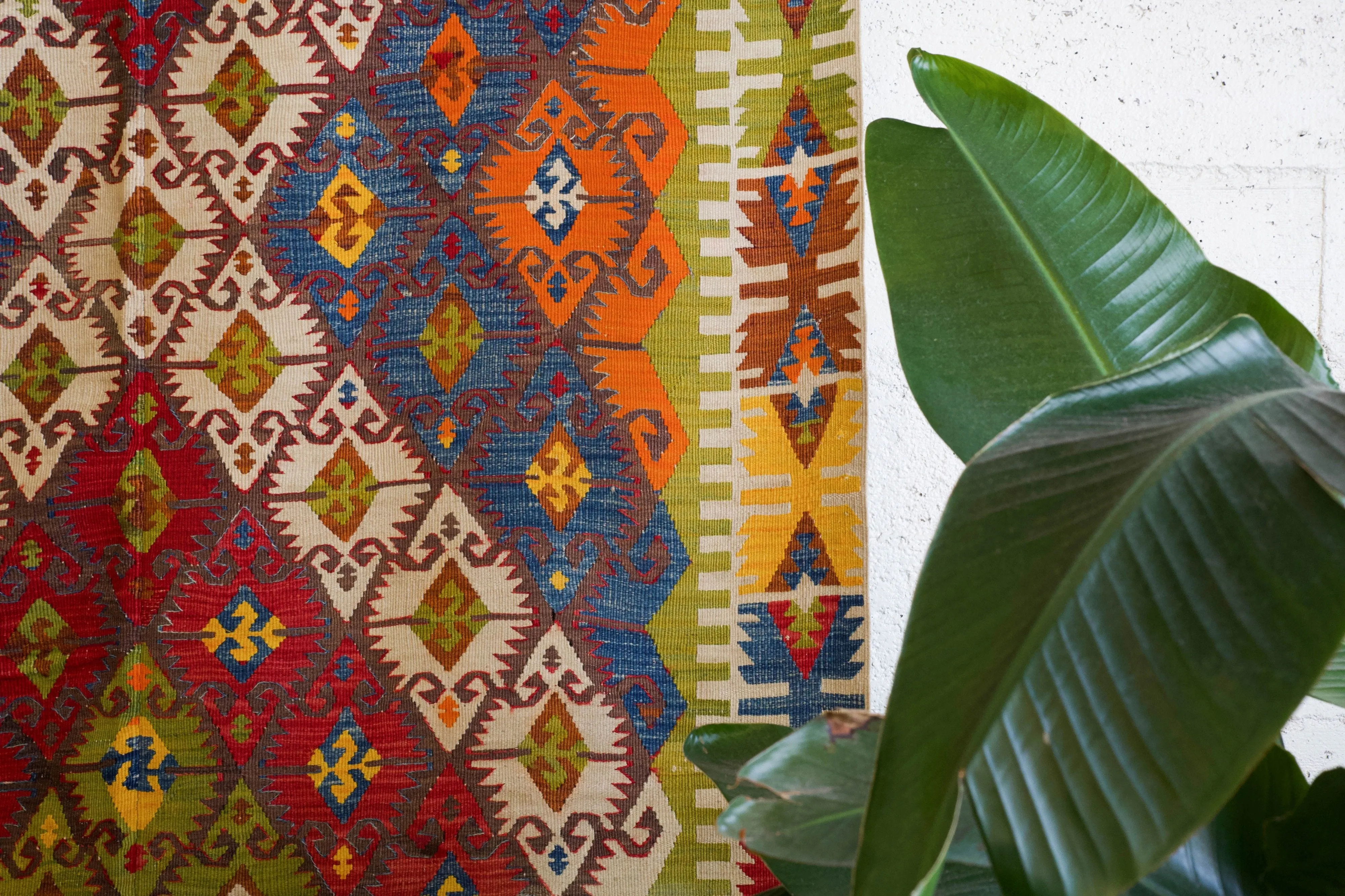 Antique Nigde Camardi Kilim Rug