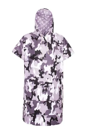 Camouflage women's quick-dry surfing poncho / change robe