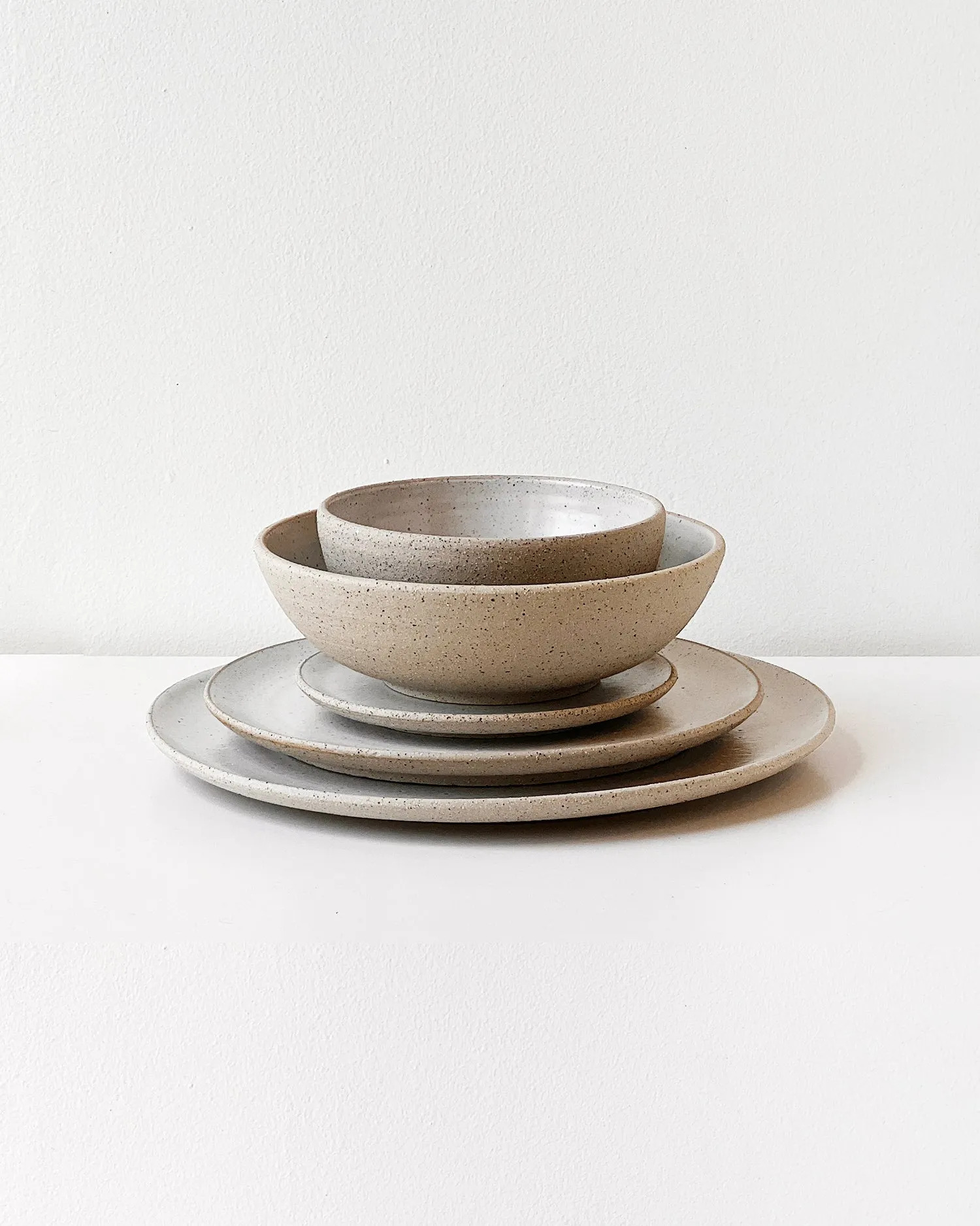 Cotto Stone Handmade Dessert Plates