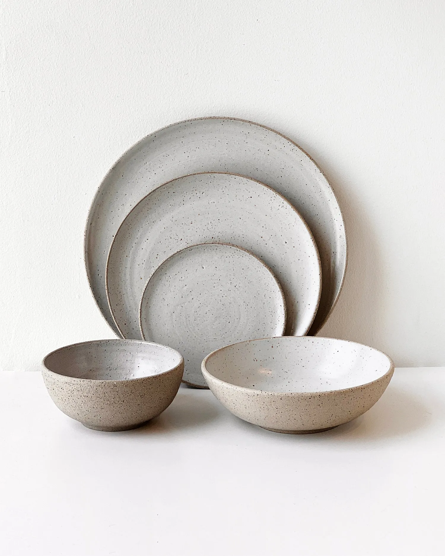 Cotto Stone Handmade Dessert Plates
