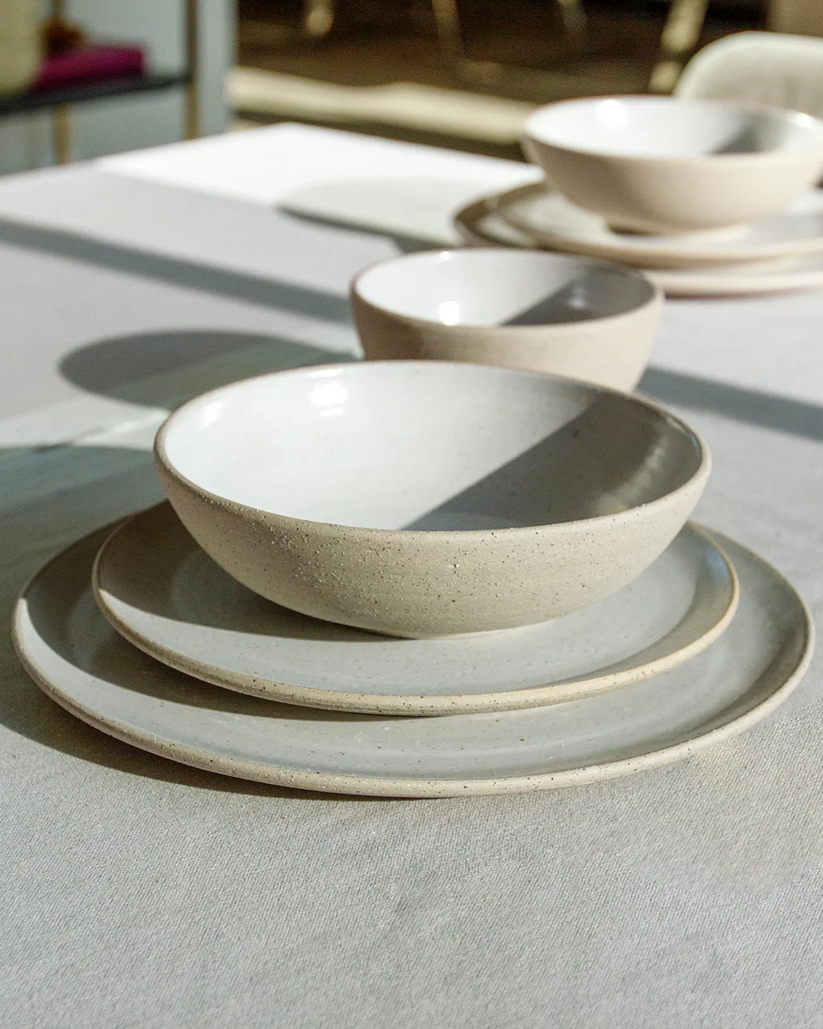 Cotto Stone Handmade Dessert Plates