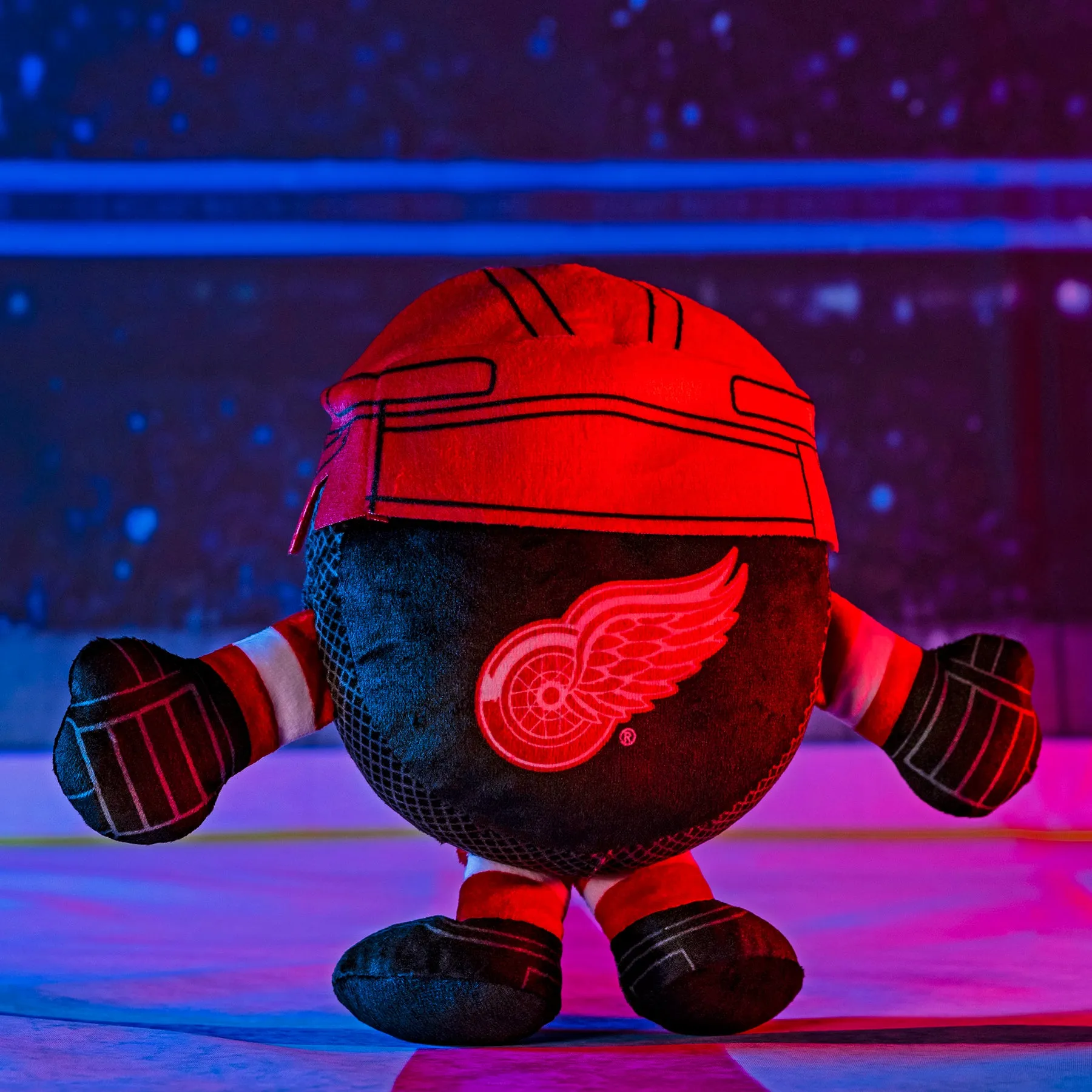 Detroit Red Wings 8" Kuricha Hockey Puck Plush