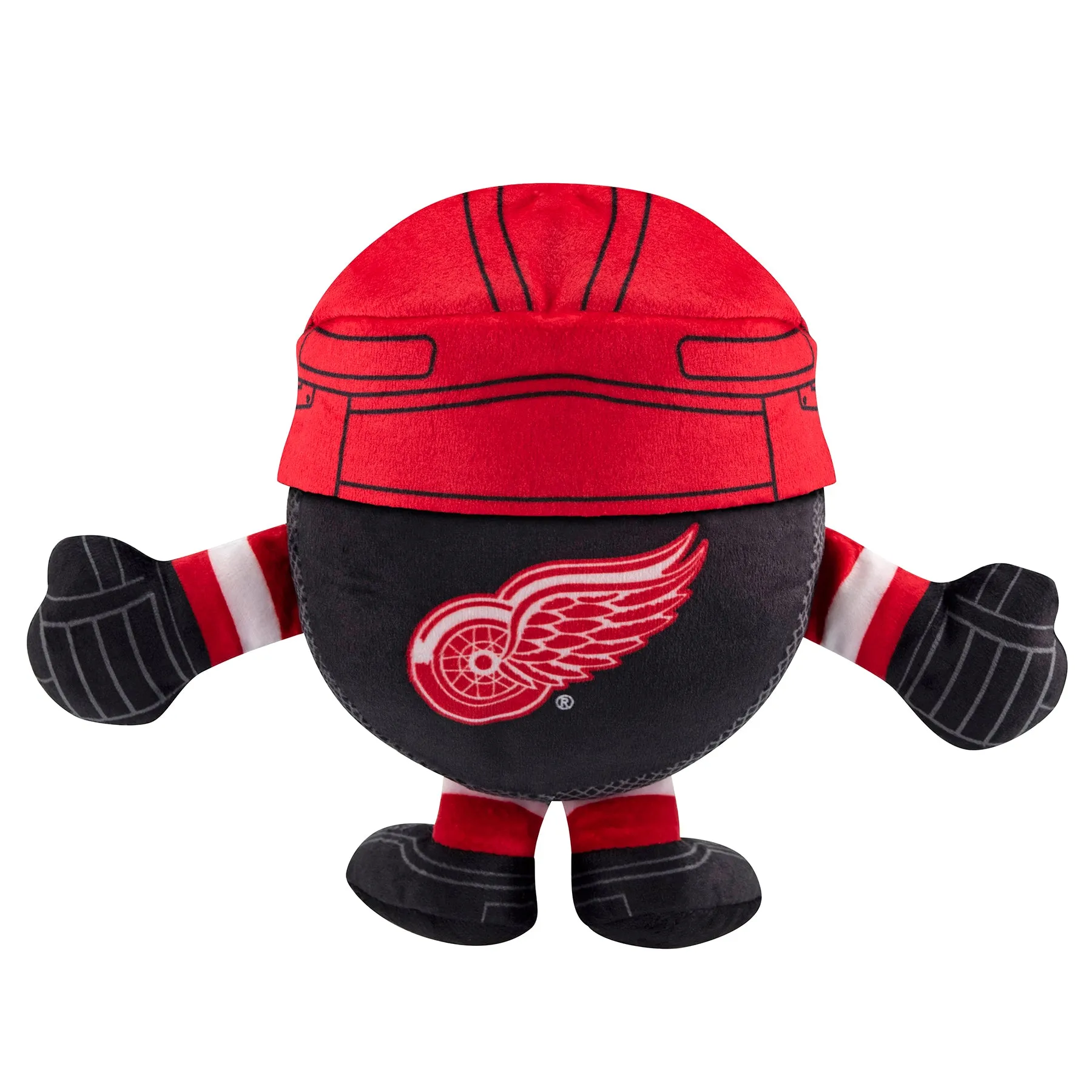 Detroit Red Wings 8" Kuricha Hockey Puck Plush