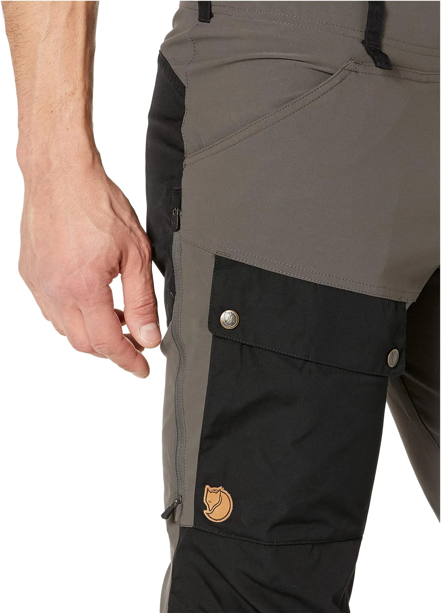 Fjällräven Cab Pants, Black/Stone Gray