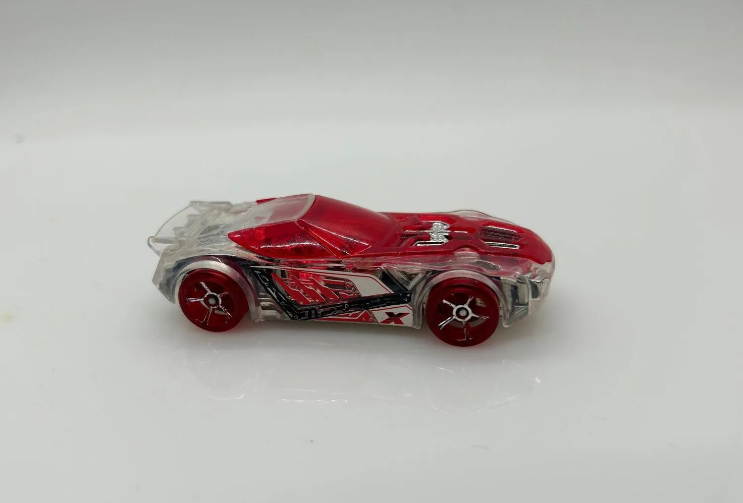 Hot Wheels Clear and Red Nerve Hammer (2015)