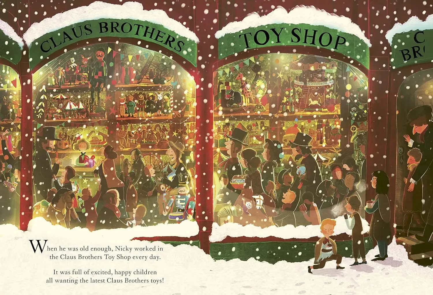 Kid Christmas Of The Claus Brothers Toy Shop *