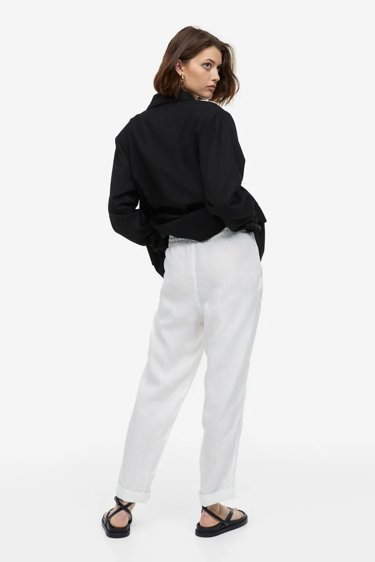 Linen joggers H&M