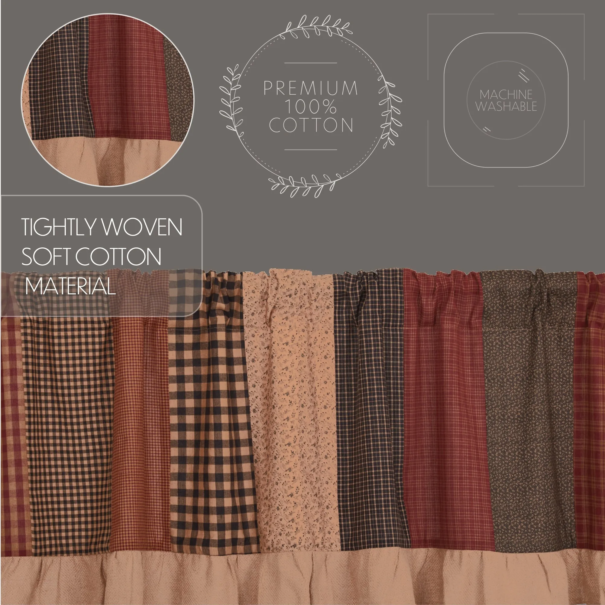 Maisie Patchwork Valance