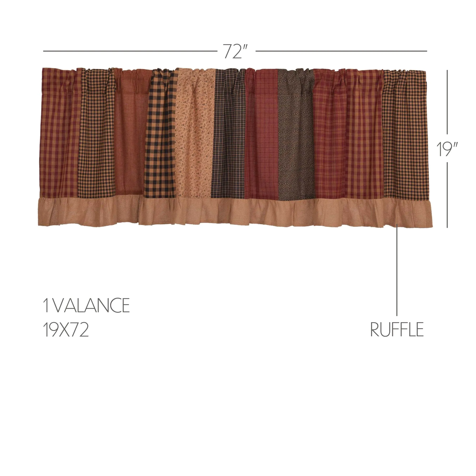 Maisie Patchwork Valance