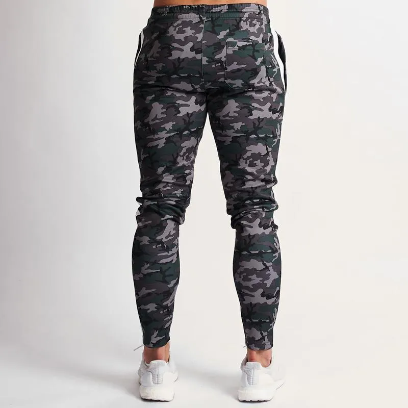 Men's camouflage track pants