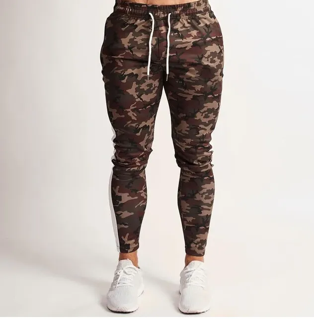 Men's camouflage track pants