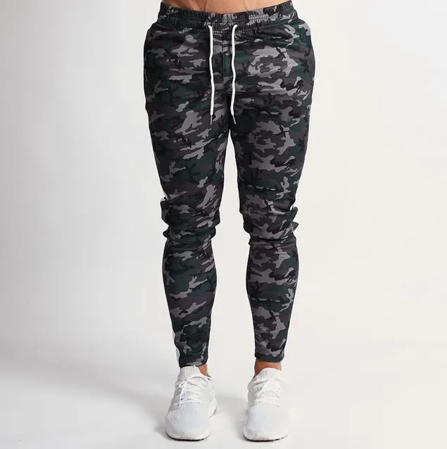 Men's camouflage track pants