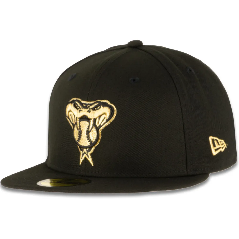 MLB Arizona Diamondbacks New Era Black & Gold 59FIFTY Fitted Hat