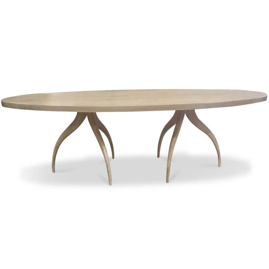 Odette Double Pedestal Oval Dining Table
