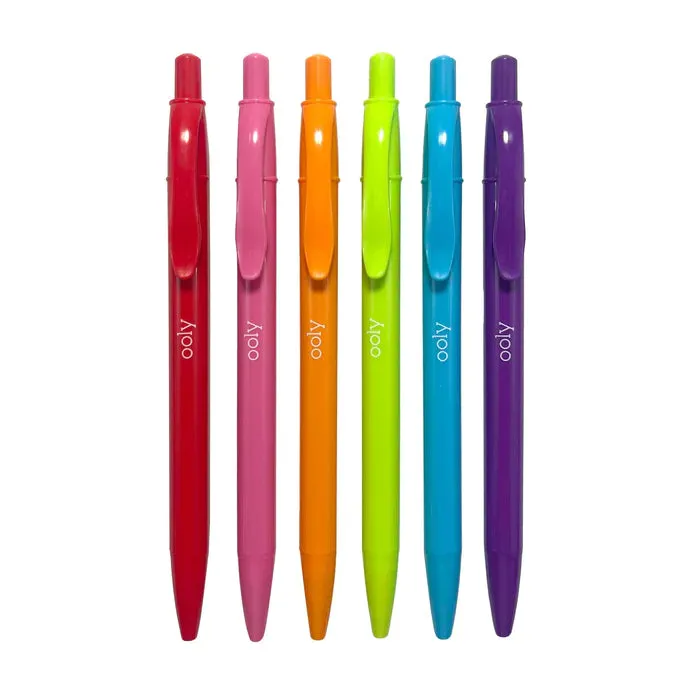 Ooly bright writers coloured ballpoint pens