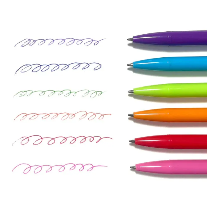 Ooly bright writers coloured ballpoint pens