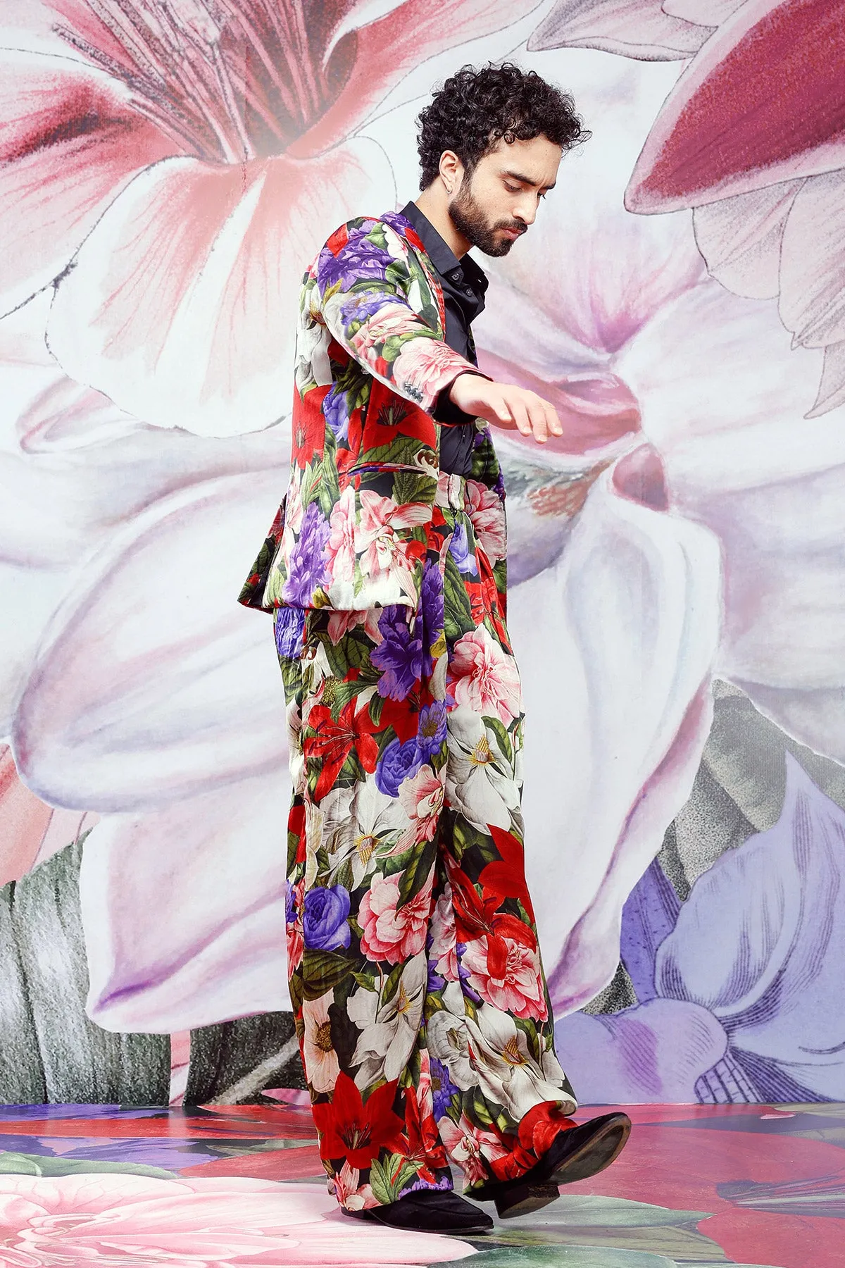 Printed Oversized Pants