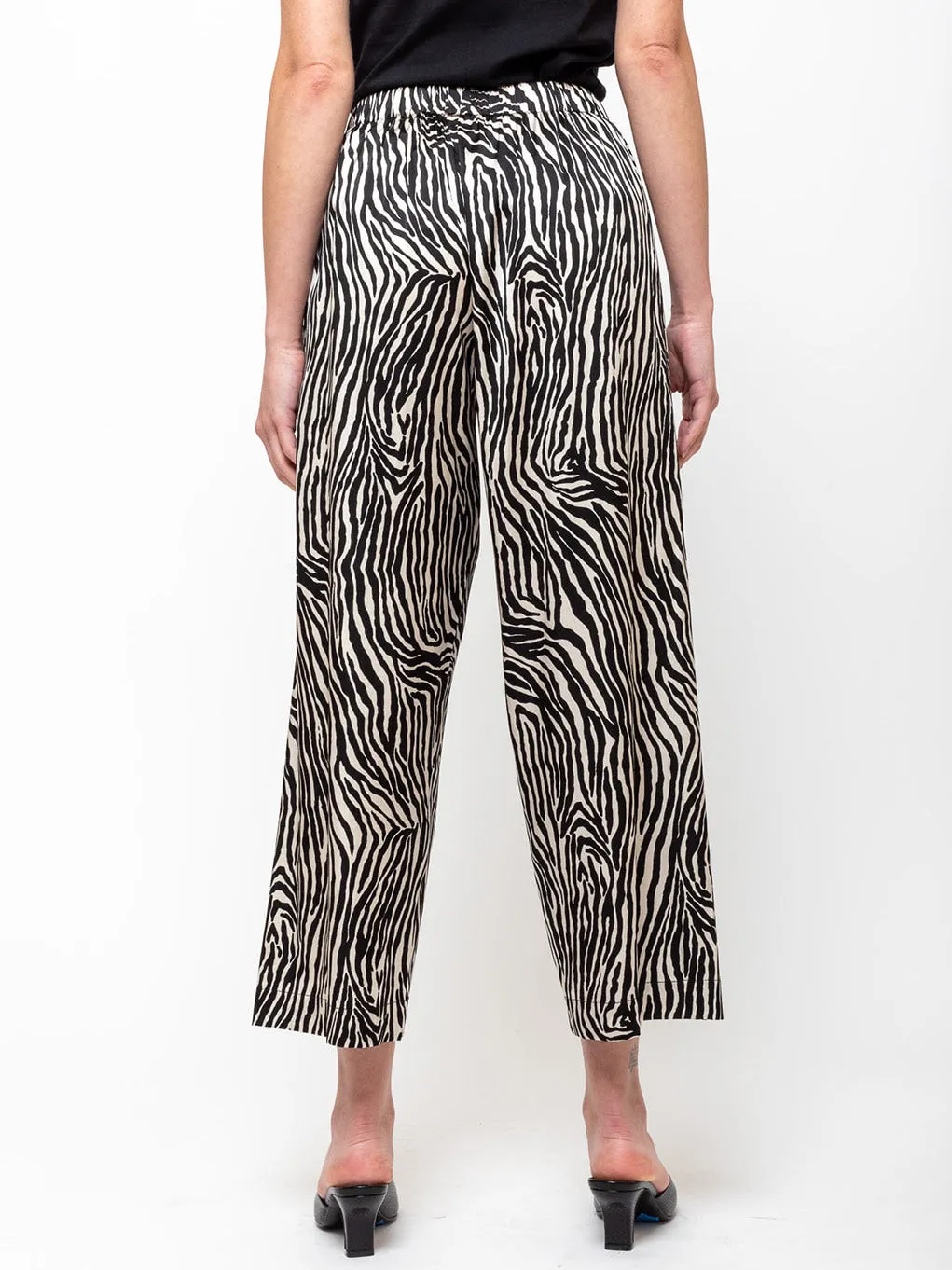 Printed Pajama Pant - Zebra