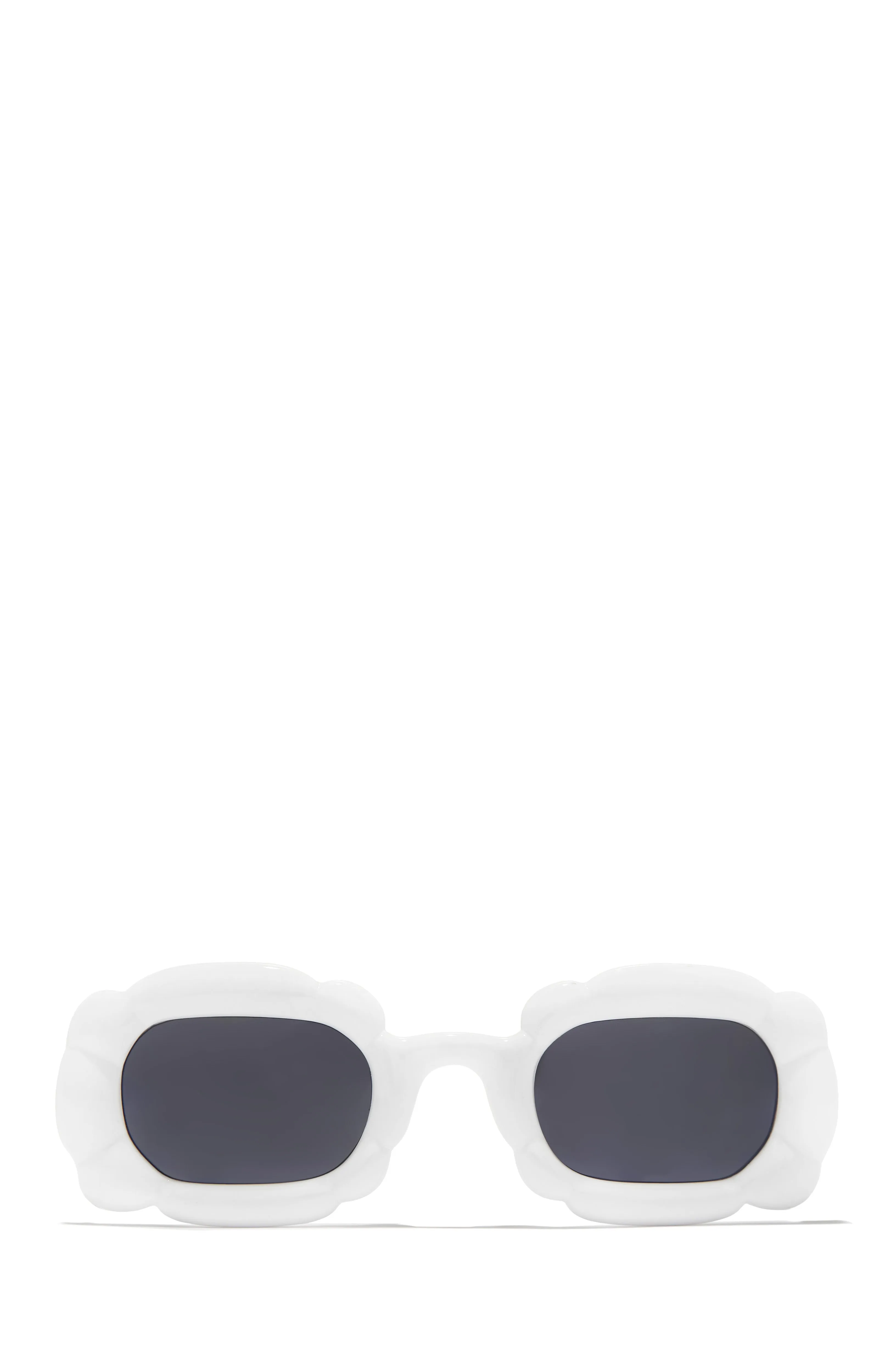 Pure Honey Unique Standout Frame Sunglasses - Black