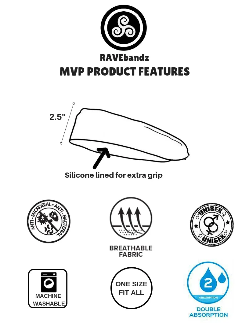 RAVEbandz MVP Headband - Bahama Mama