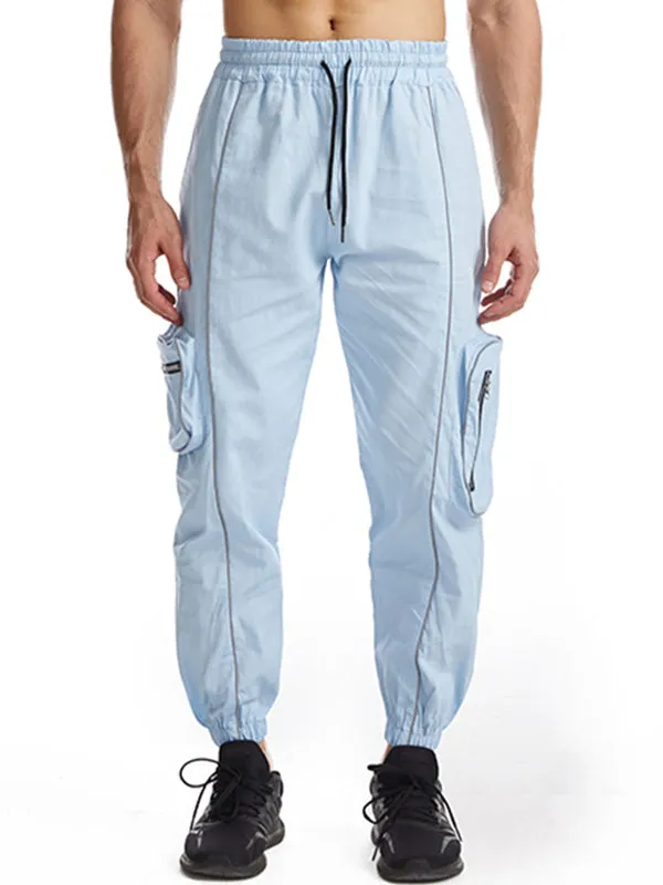 Reflective Clip Sports and Leisure Jogger Pants