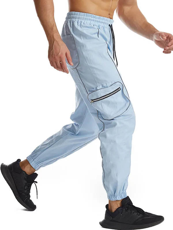 Reflective Clip Sports and Leisure Jogger Pants