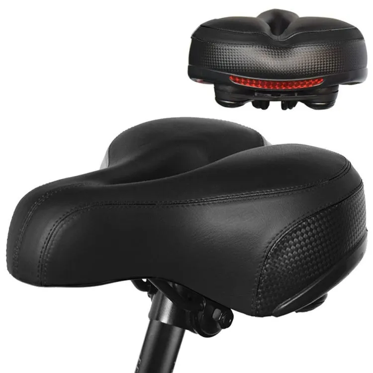 Reflective Seat Bicycle Seat Bicycle Saddle Seat(Black Green)