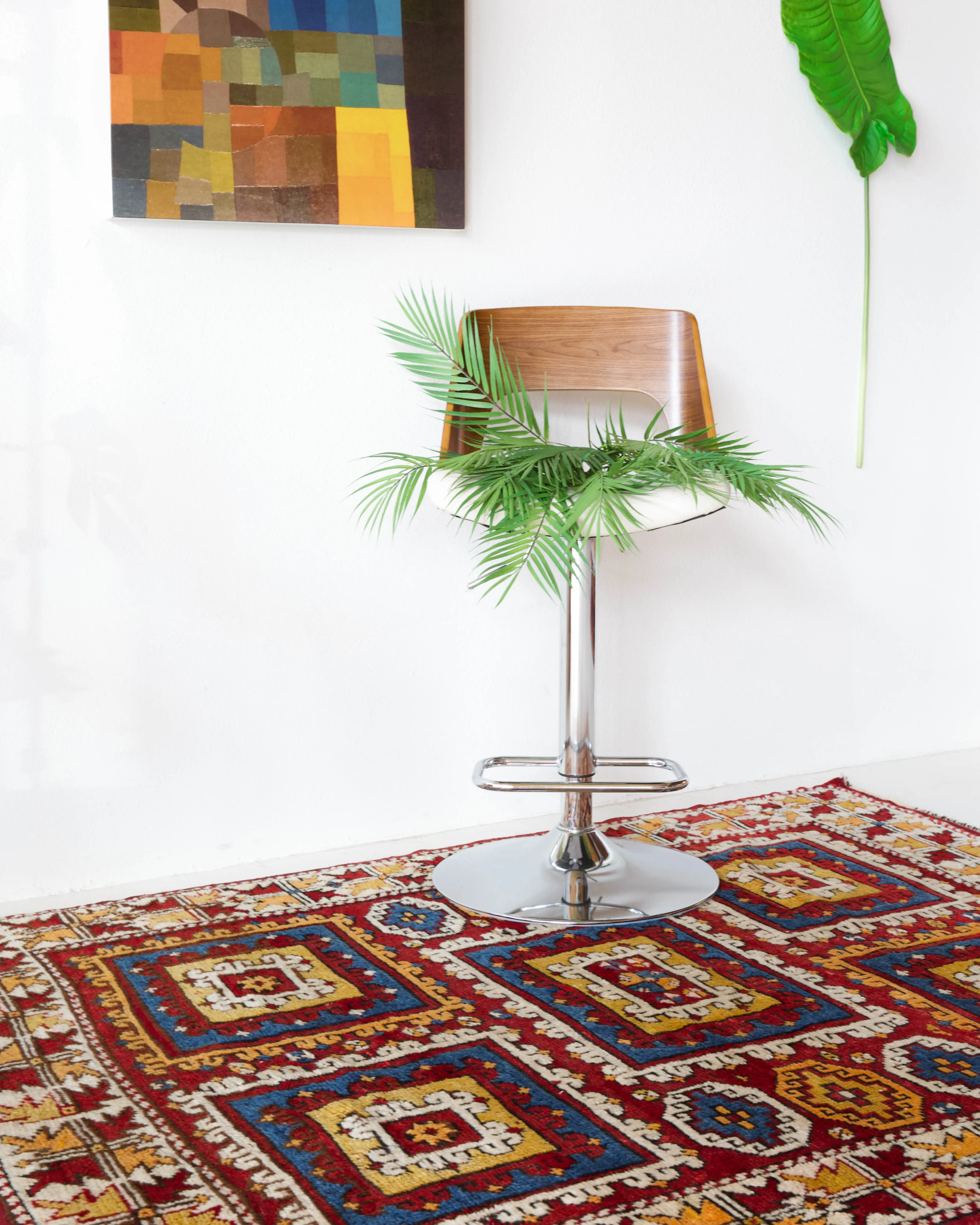 Semi-Antique Canakkale Rug 4'7"x6'