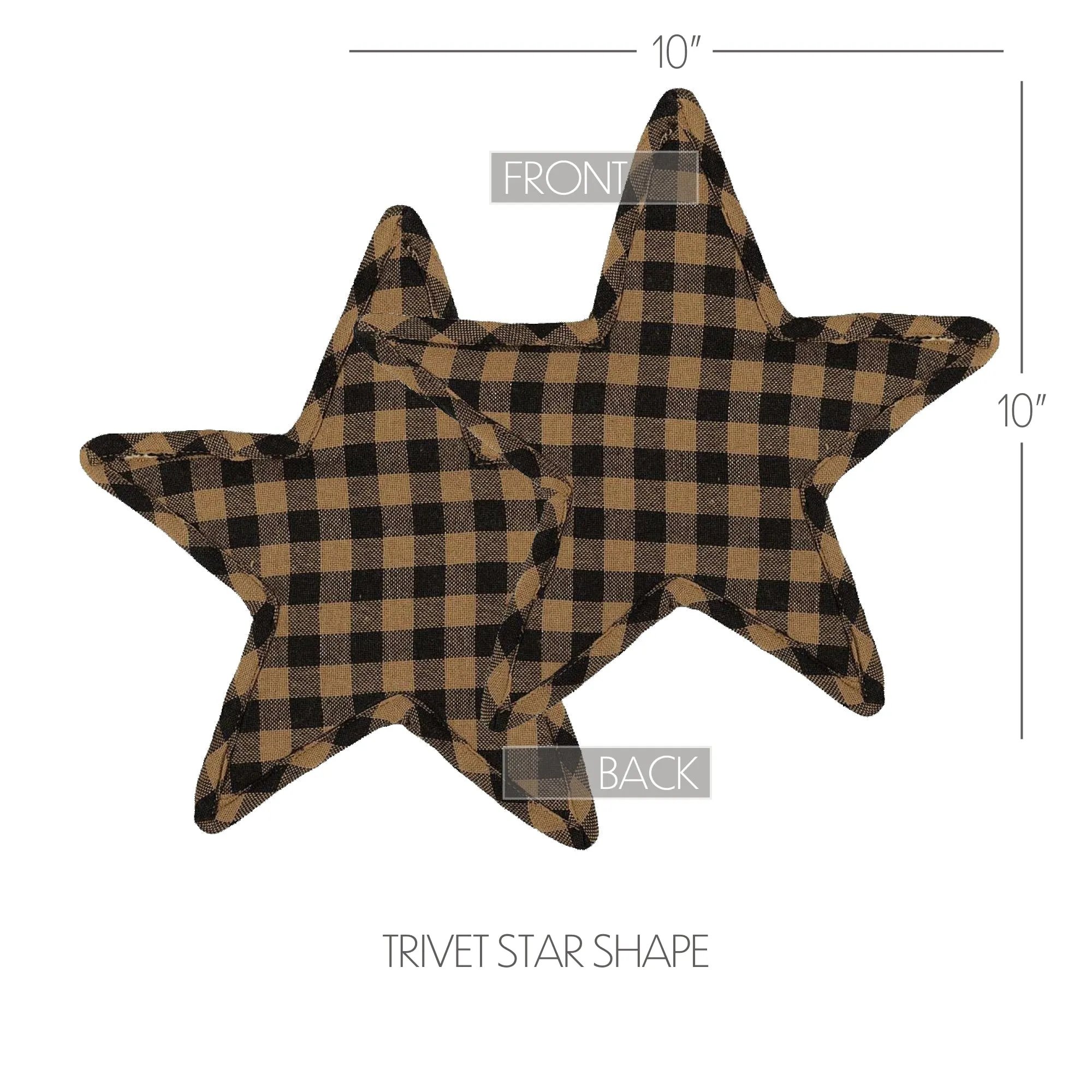 Trivet Star Shape 10"