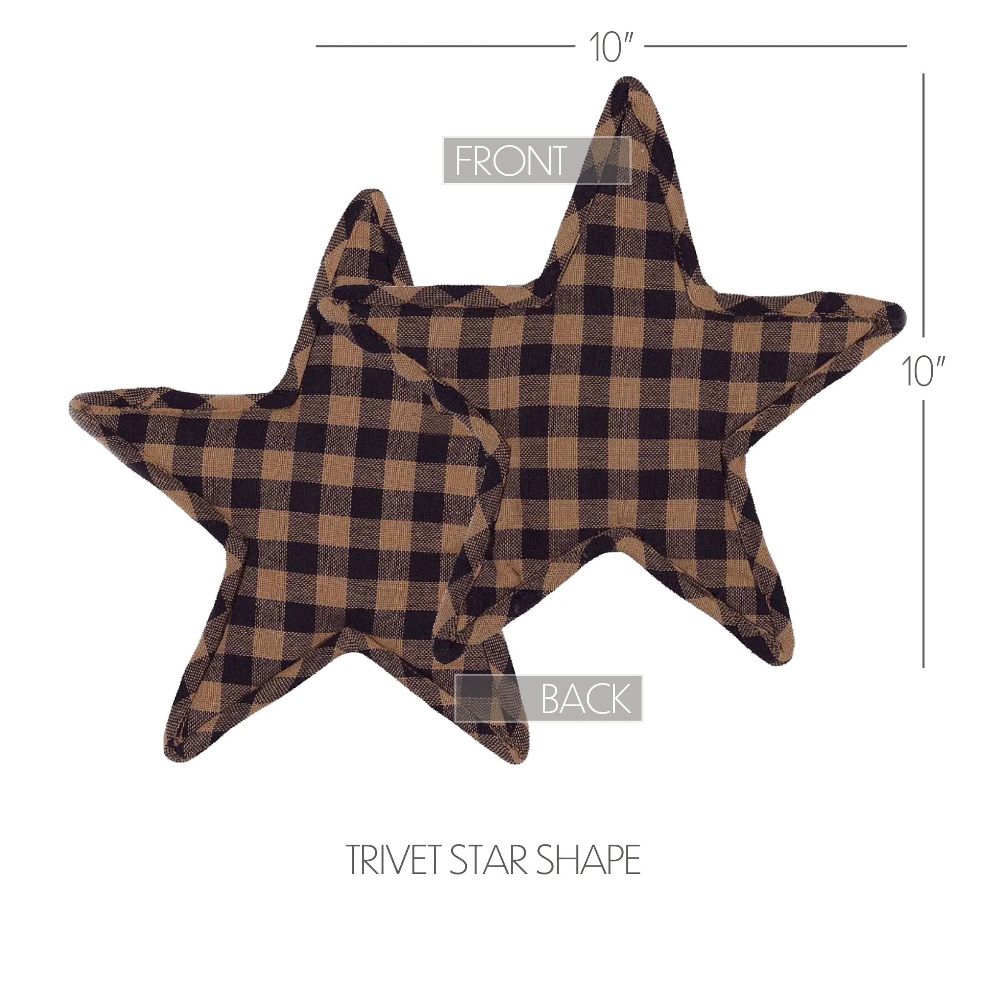 Trivet Star Shape 10"