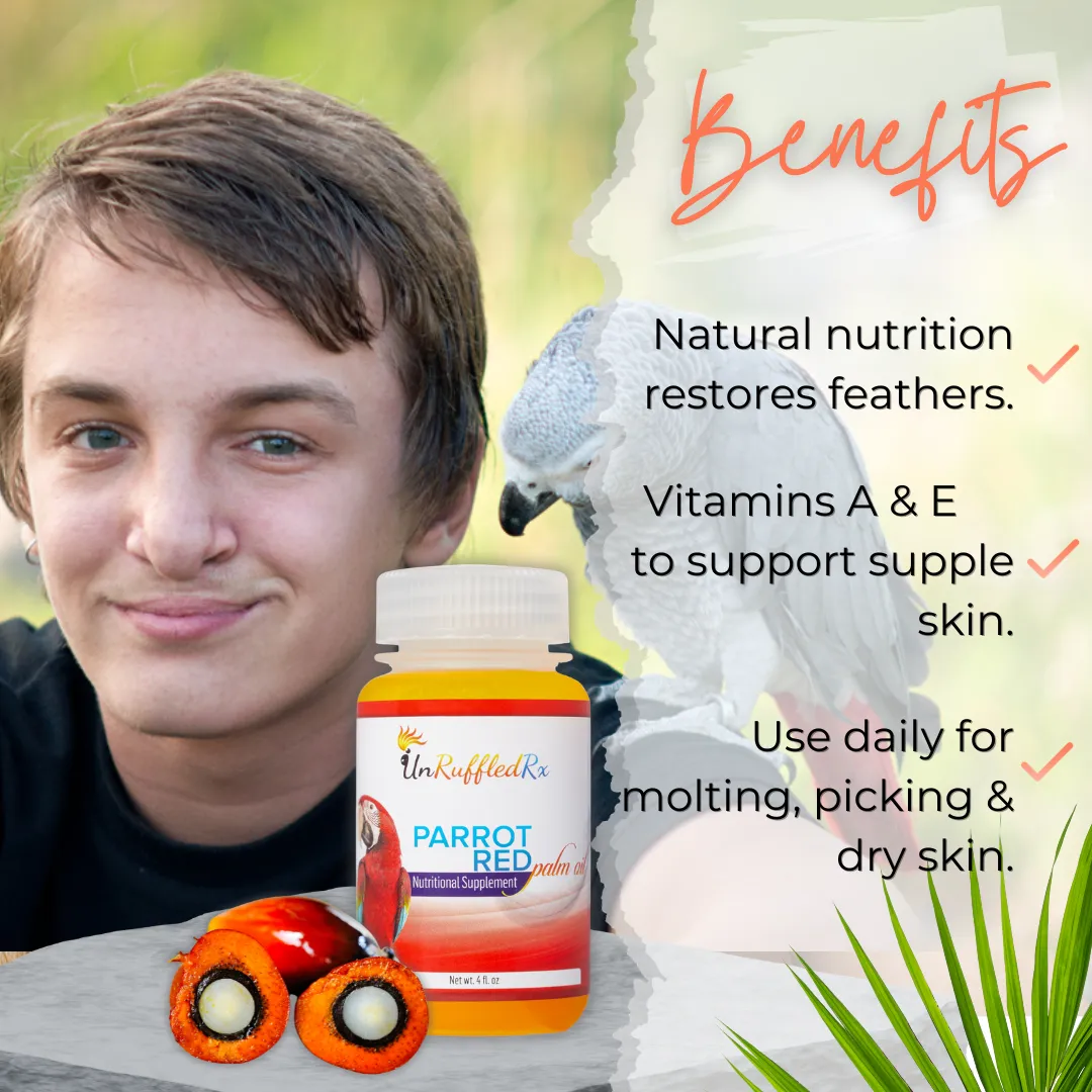 UnRuffledRx Red Palm Oil for Birds