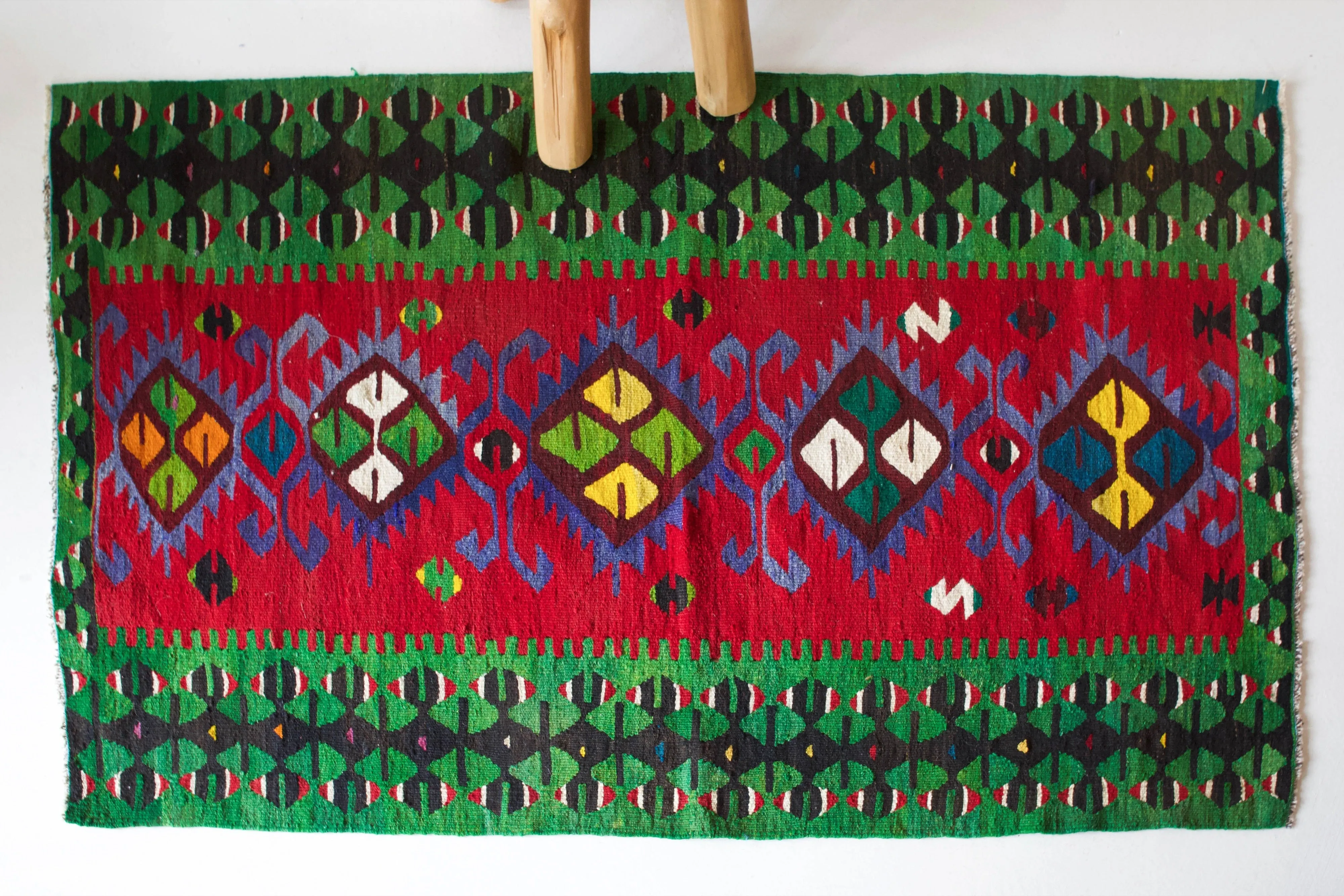 Vintage Anatolian Kilim Rug 3'2"x5'2"