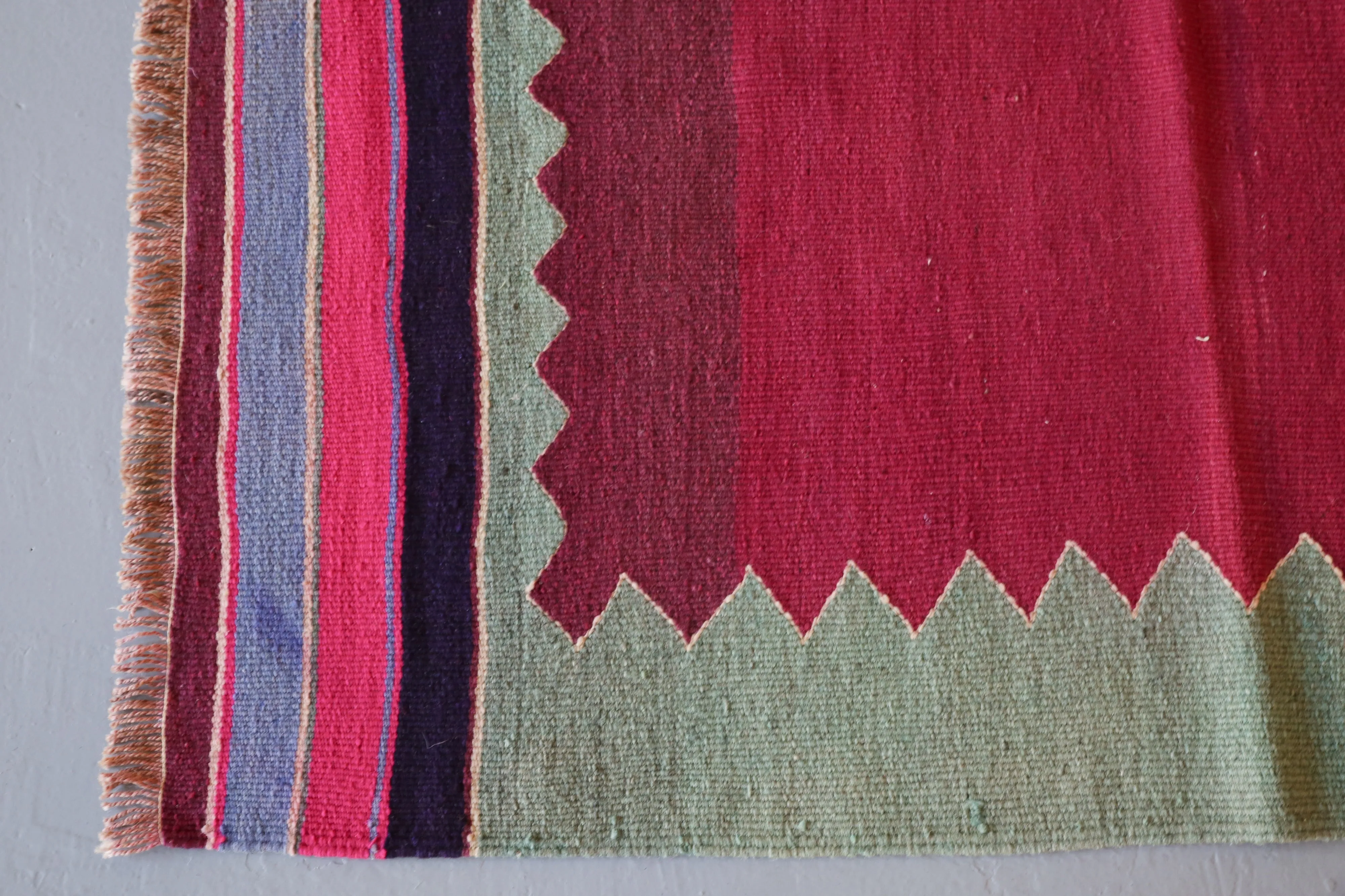 Vintage Bodrum Bos Kilim 4.4x7.5ft