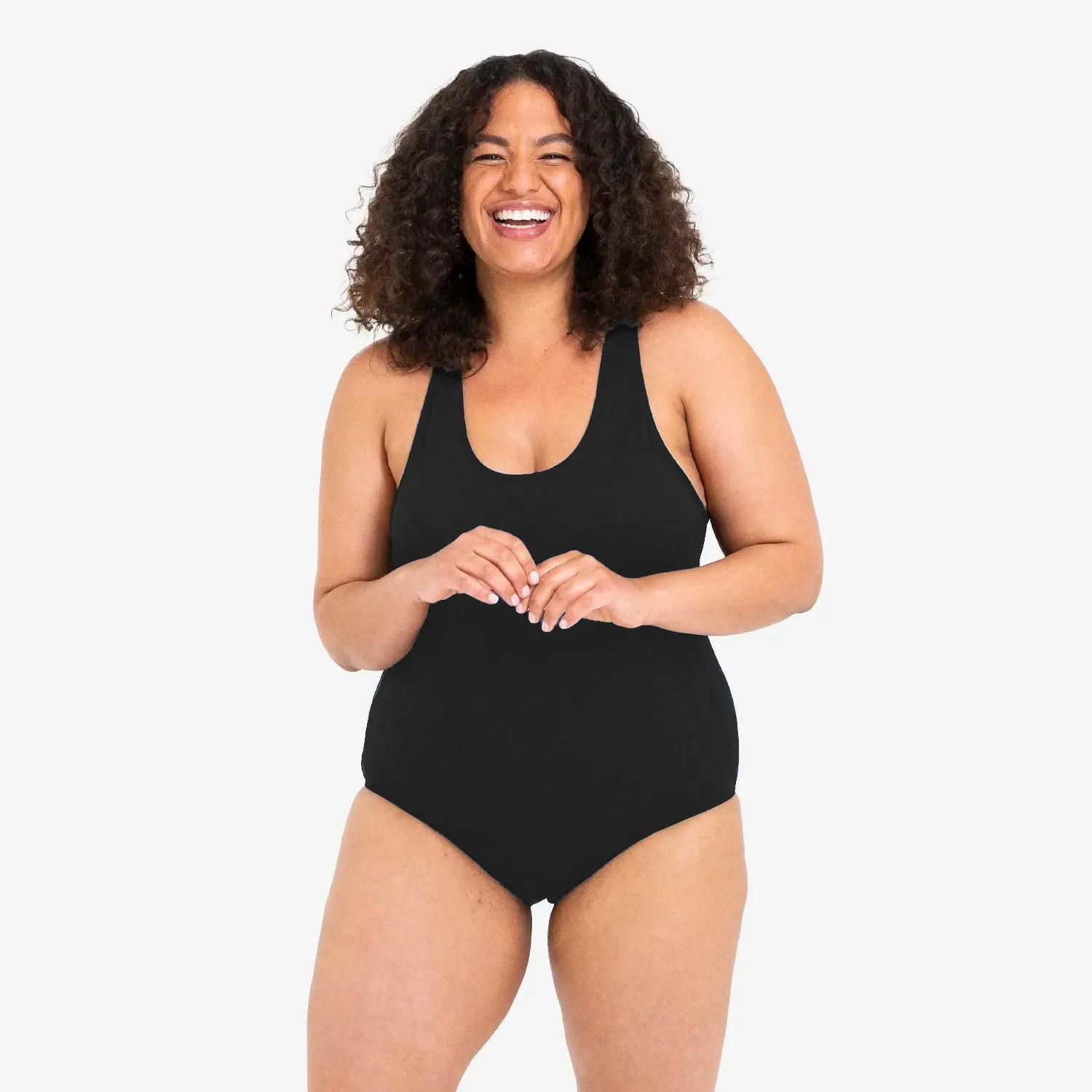 WUKA Scoop Back Period Swimsuit - Light/Medium Flow