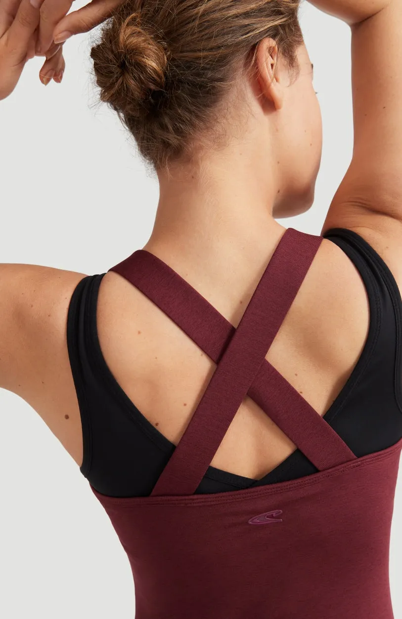 Yoga Performance Top | Windsor Wine -A